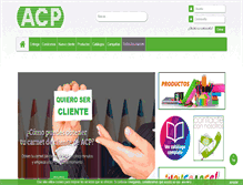Tablet Screenshot of acpapeleria.com